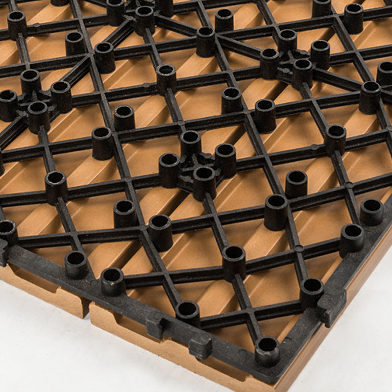 Lisslune | Classic interlocking deck boards Solid color patio tiles