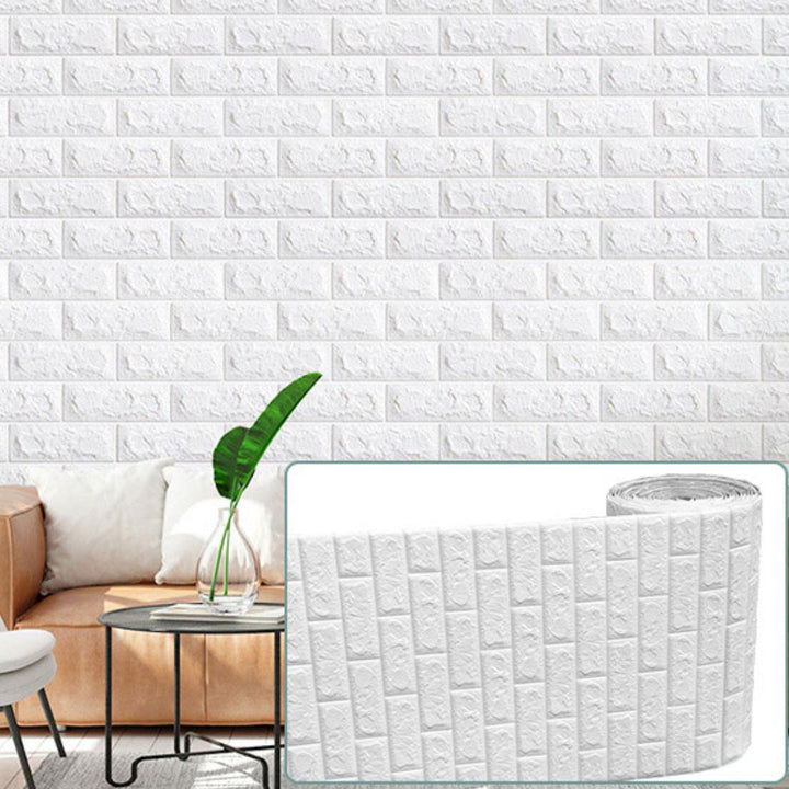 Lisslune | Modern Pearl Wainscoting Waterproof PVC Wall Access Panel Peel and Stick Wall Tile