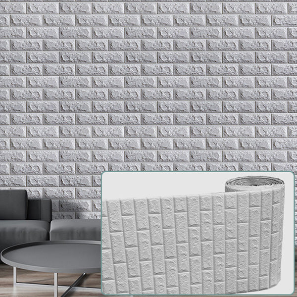 Lisslune | Modern Pearl Wainscoting Waterproof PVC Wall Access Panel Peel and Stick Wall Tile