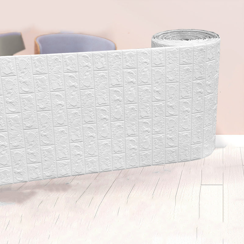 Lisslune | Modern Pearl Wainscoting Waterproof PVC Wall Access Panel Peel and Stick Wall Tile