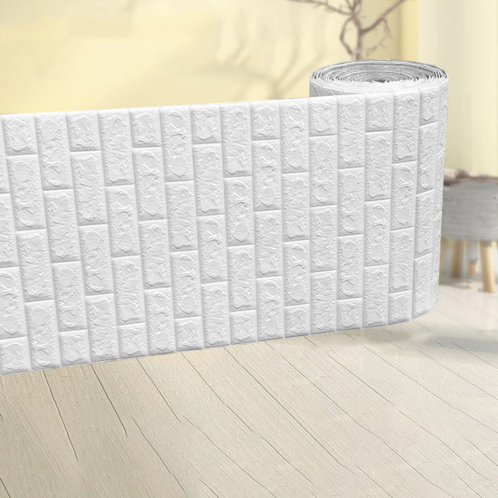 Lisslune | Modern Pearl Wainscoting Waterproof PVC Wall Access Panel Peel and Stick Wall Tile