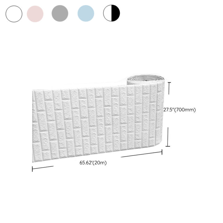Lisslune | Modern Pearl Wainscoting Waterproof PVC Wall Access Panel Peel and Stick Wall Tile