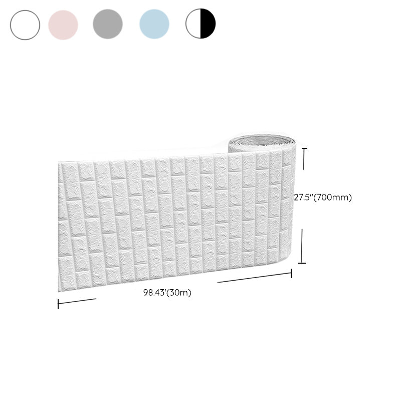 Lisslune | Modern Pearl Wainscoting Waterproof PVC Wall Access Panel Peel and Stick Wall Tile
