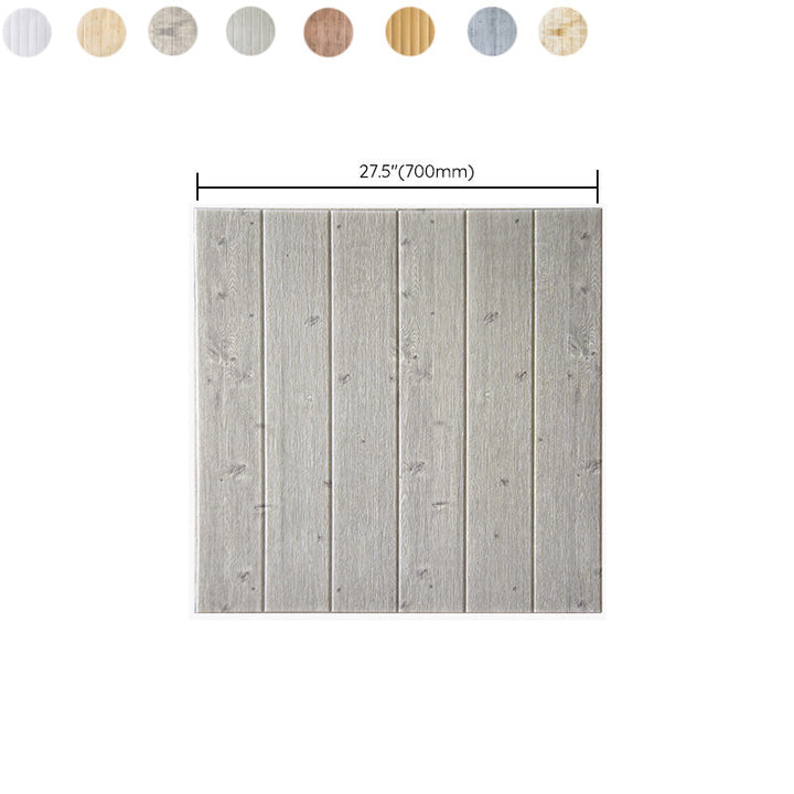 Lisslune | Modern Tin Back Panel Smooth Thickened Wall Ceiling Wood Grain Design