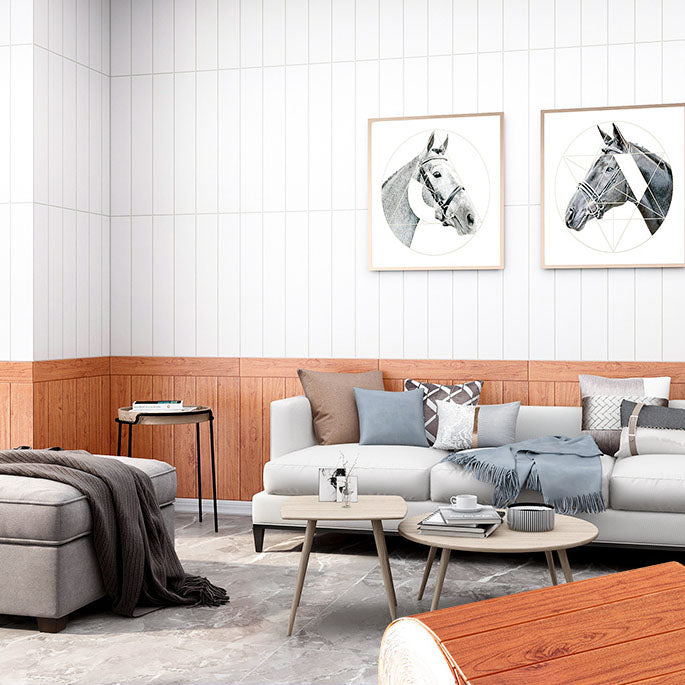 Lisslune | Modern Wood Paneling Smooth Wall Interior Wood Grain Design Plank