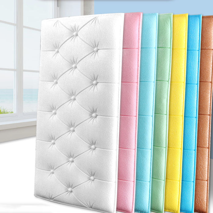 Lisslune | Modern Tin Backsplash Cover Smooth Wall Ceiling Cushion Plate Set of 1