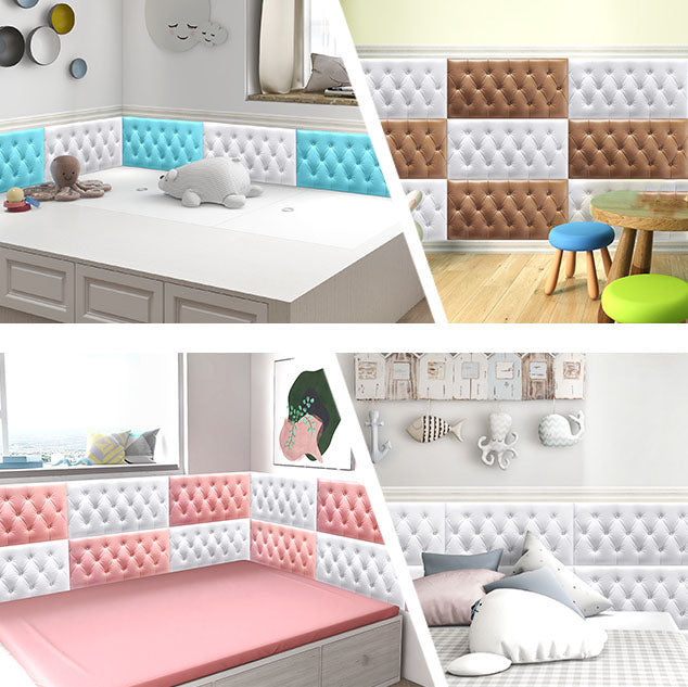 Lisslune | Modern Tin Backsplash Cover Smooth Wall Ceiling Cushion Plate Set of 1