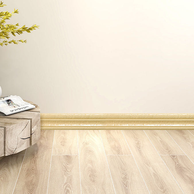 Lisslune | Modern PVC Wood Profile Smooth Wood Profile 3D Living Room Set with 1