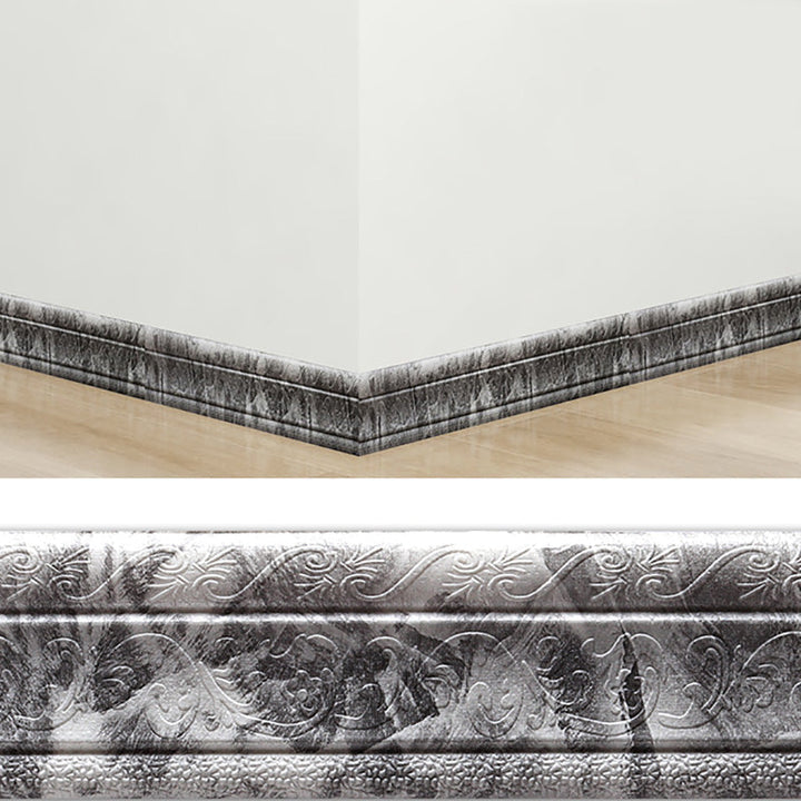 Lisslune | Modern PVC Wood Profile Smooth Wood Profile 3D Living Room Set with 1