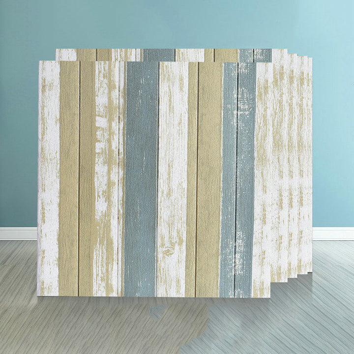 Lisslune | Farmhouse Wall Plank 3D Brick Bedroom and Living Room Wall Panel Set of 10
