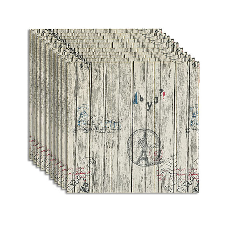 Lisslune | Farmhouse Wall Plank 3D Brick Bedroom and Living Room Wall Panel Set of 10