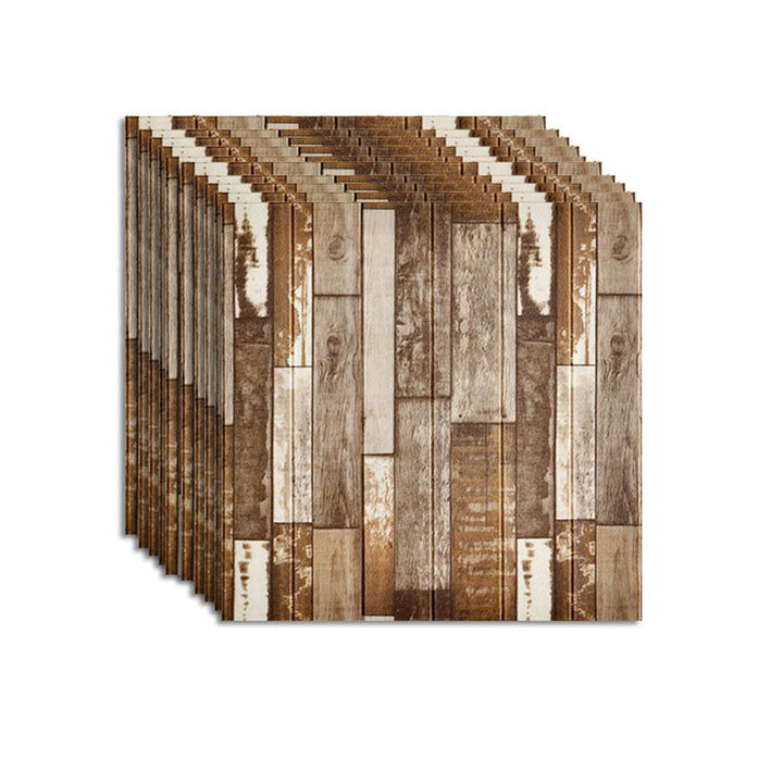 Lisslune | Farmhouse Wall Plank 3D Brick Bedroom and Living Room Wall Panel Set of 10