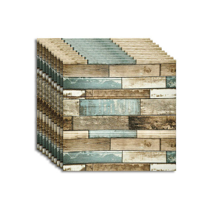 Lisslune | Farmhouse Wall Plank 3D Brick Bedroom and Living Room Wall Panel Set of 10