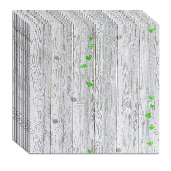 Lisslune | Farmhouse Wall Plank 3D Brick Bedroom and Living Room Wall Panel Set of 10