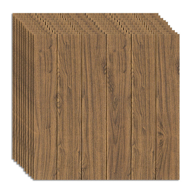 Lisslune | Farmhouse Wall Plank 3D Brick Bedroom and Living Room Wall Panel Set of 10