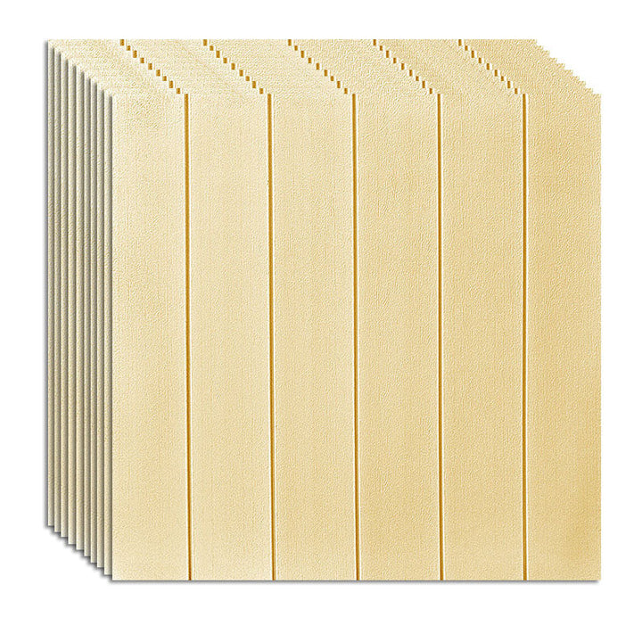 Lisslune | Farmhouse Wall Plank 3D Brick Bedroom and Living Room Wall Panel Set of 10