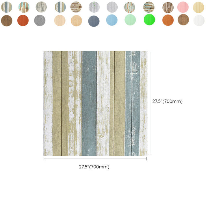 Lisslune | Farmhouse Wall Plank 3D Brick Bedroom and Living Room Wall Panel Set of 10