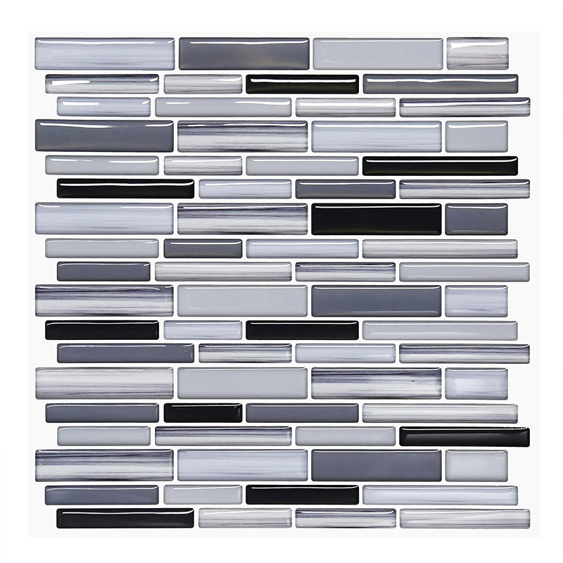 Lisslune | Wall Tiles Floor Tile Kitchen Brick Look Waterproof Peel and Stick Wall Tiles Floor Tile