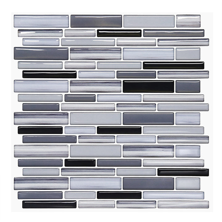 Lisslune | Wall Tiles Floor Tile Kitchen Brick Look Waterproof Peel and Stick Wall Tiles Floor Tile