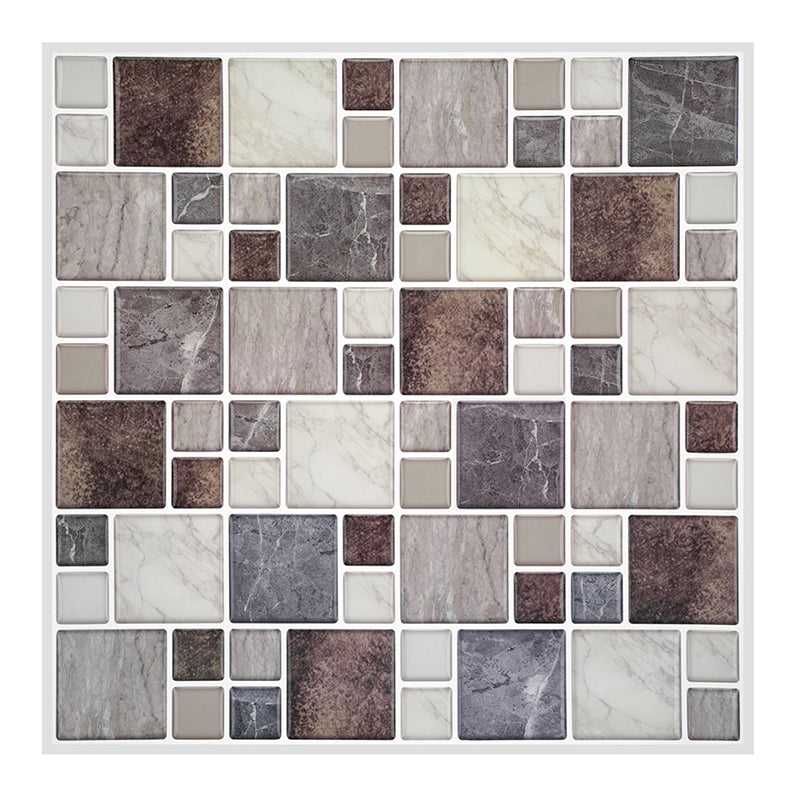 Lisslune | Wall Tiles Floor Tile Kitchen Brick Look Waterproof Peel and Stick Wall Tiles Floor Tile