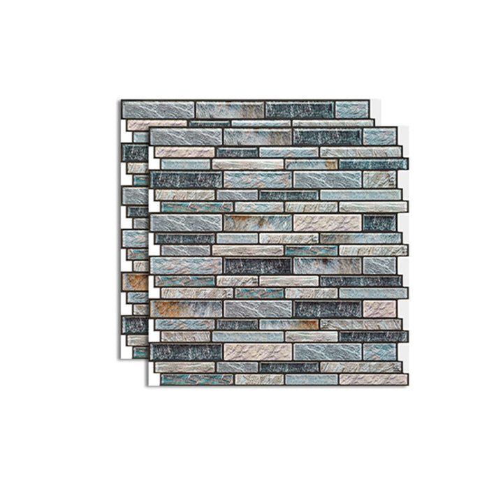 Lisslune | Wall Tiles Floor Tile Kitchen Brick Look Waterproof Peel and Stick Wall Tiles Floor Tile