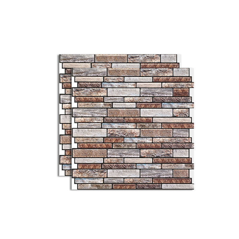 Lisslune | Wall Tiles Floor Tile Kitchen Brick Look Waterproof Peel and Stick Wall Tiles Floor Tile