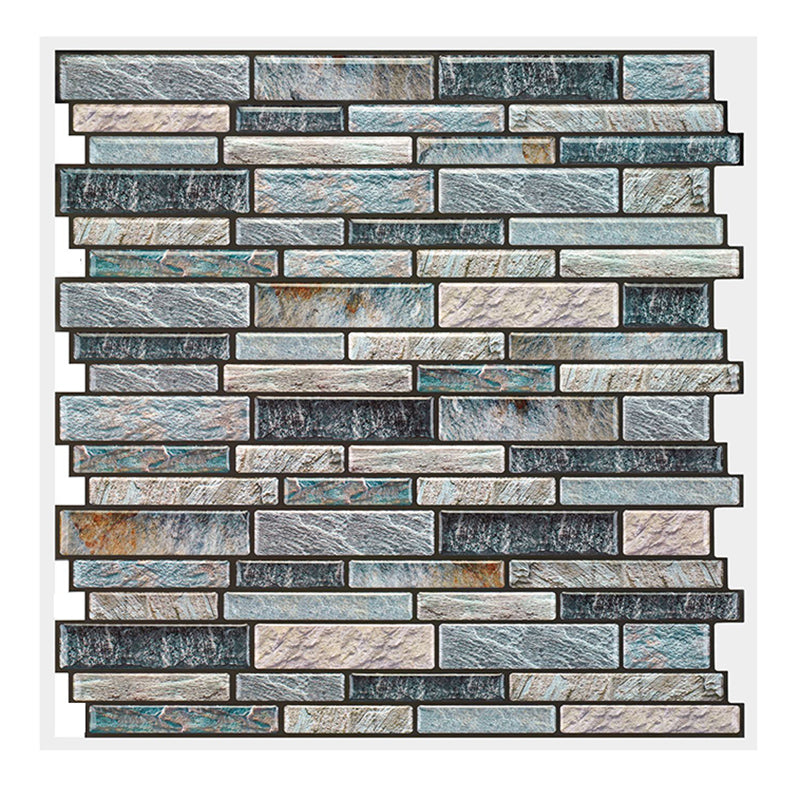 Lisslune | Wall Tiles Floor Tile Kitchen Brick Look Waterproof Peel and Stick Wall Tiles Floor Tile