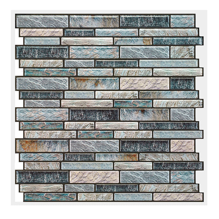 Lisslune | Wall Tiles Floor Tile Kitchen Brick Look Waterproof Peel and Stick Wall Tiles Floor Tile