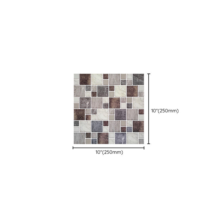 Lisslune | Wall Tiles Floor Tile Kitchen Brick Look Waterproof Peel and Stick Wall Tiles Floor Tile
