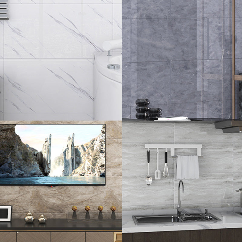 Lisslune | Wallpaper Floor Tile Marble Waterproof Wallpaper Floor Tile