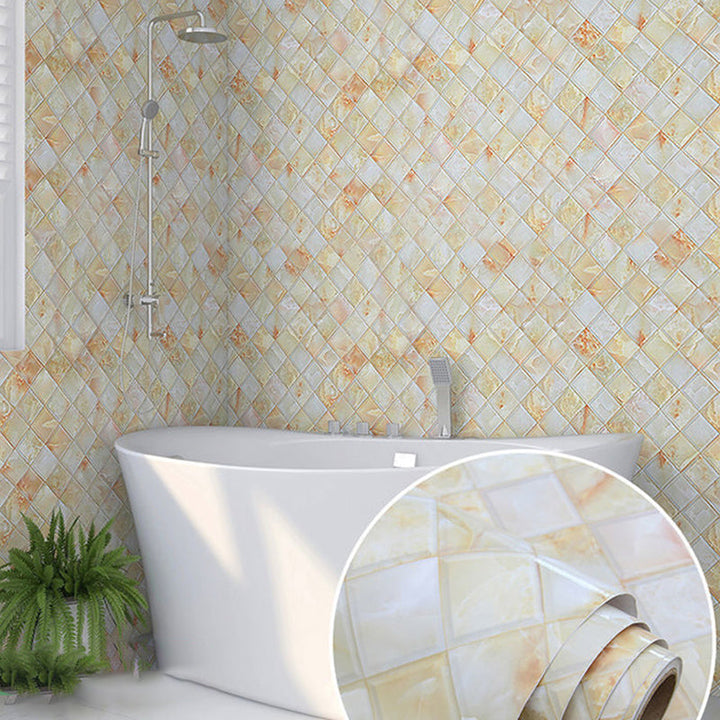 Lisslune | Kitchen wall tile Peel and Stick Wallpaper waterproof anti-oil Wallpaper