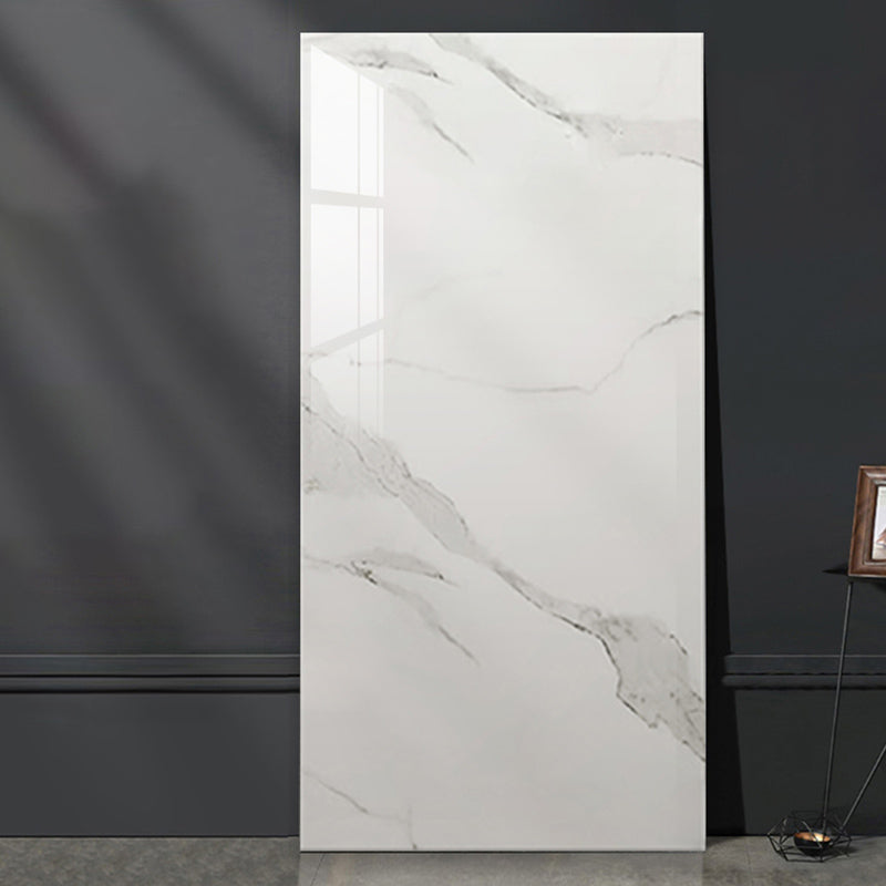 Lisslune | Waterproof Bathroom Splash Protection Tiles Classic Marble Peel and Stick Splash Protection Tiles