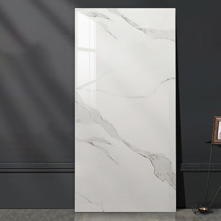 Lisslune | Waterproof Bathroom Splash Protection Tiles Classic Marble Peel and Stick Splash Protection Tiles