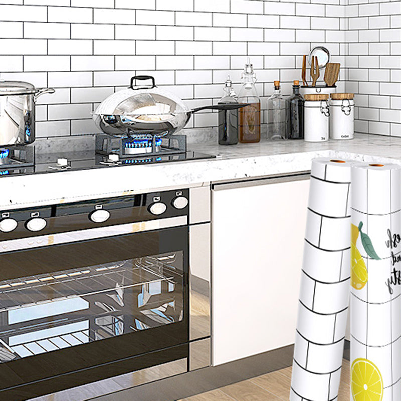 Lisslune | Modern Subway Tiles Smooth Peel-and-Stick Backsplash Tile for the Kitchen
