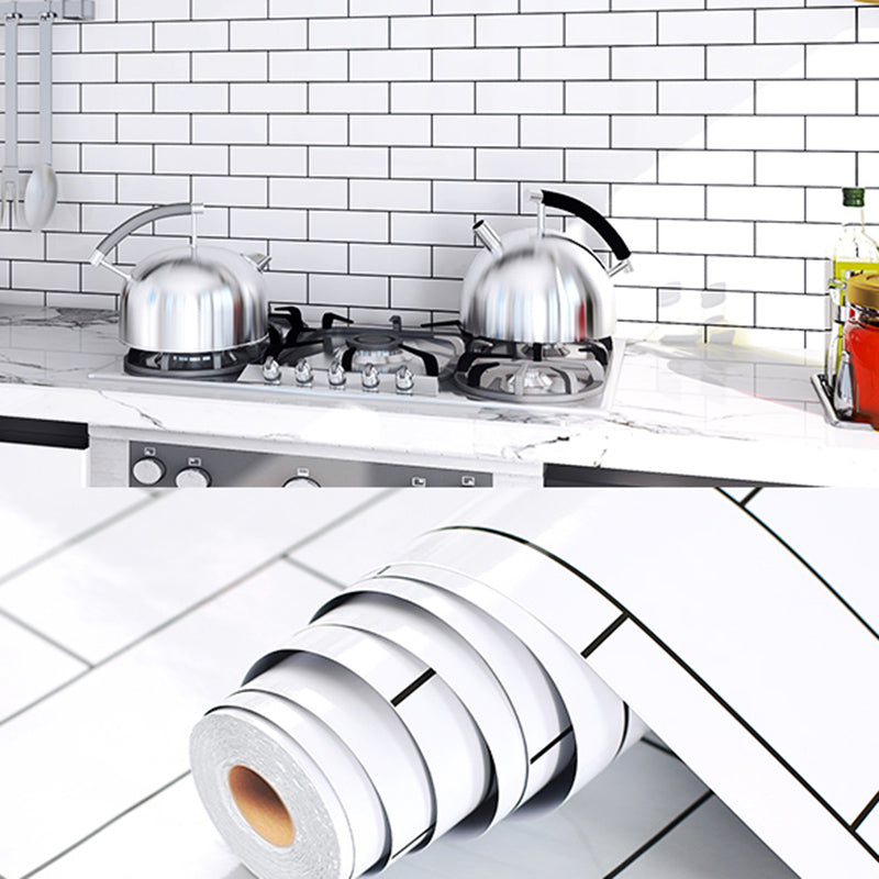 Lisslune | Modern Subway Tiles Smooth Peel-and-Stick Backsplash Tile for the Kitchen