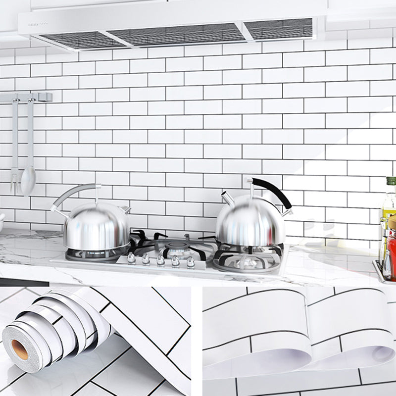 Lisslune | Modern Subway Tiles Smooth Peel-and-Stick Backsplash Tile for the Kitchen