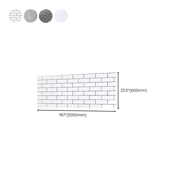 Lisslune | Modern Subway Tiles Smooth Peel-and-Stick Backsplash Tile for the Kitchen