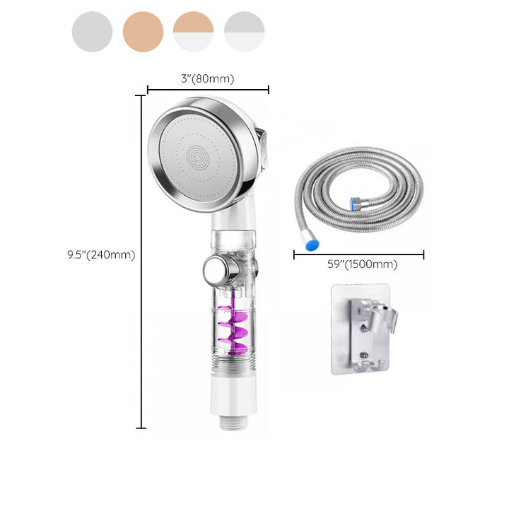 Lisslune | Contemporary Shower Combination Hand Shower Plastic Wall Mounted Shower Head Combination