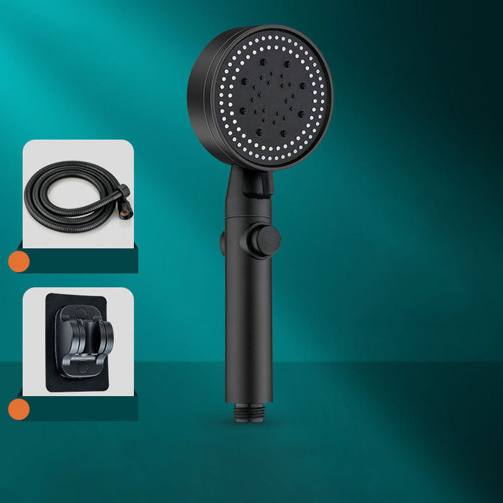 Lisslune | Contemporary Shower Head Combination Handheld Shower Plastic Wall Mount Round Shower Head