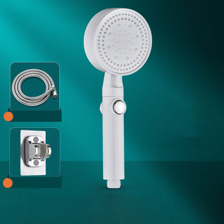 Lisslune | Contemporary Showerhead Combination Handheld Shower Plastic Wall Mount Round Showerhead