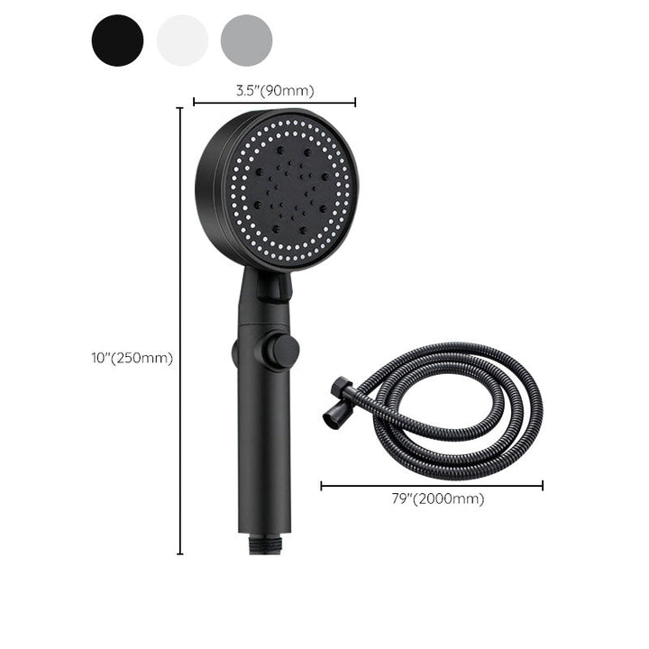 Lisslune | Contemporary Shower Head Combination Handheld Shower Plastic Wall Mount Round Shower Head