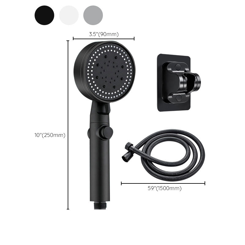 Lisslune | Contemporary Shower Head Combination Handheld Shower Plastic Wall Mount Round Shower Head