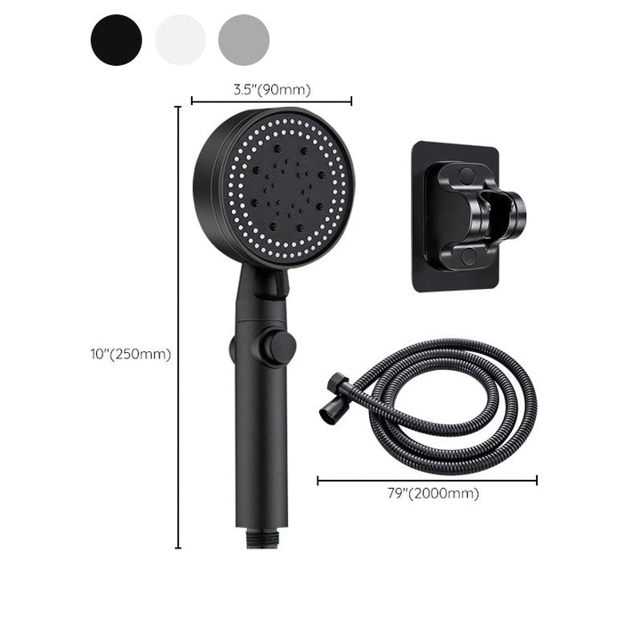 Lisslune | Contemporary Shower Head Combination Handheld Shower Plastic Wall Mount Round Shower Head