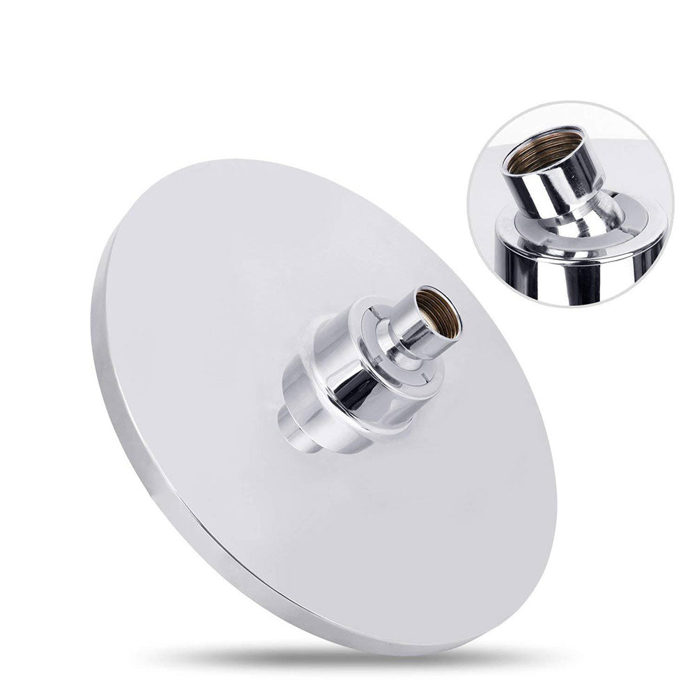 Lisslune | Contemporary Fest Shower Head Round Shower Head Combo in Silver