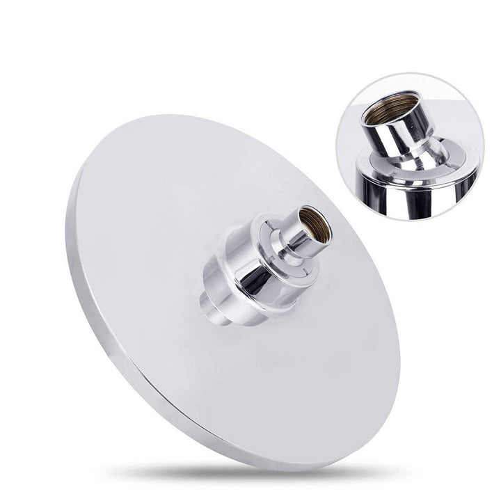 Lisslune | Contemporary Fest Shower Head Round Shower Head Combo in Silver