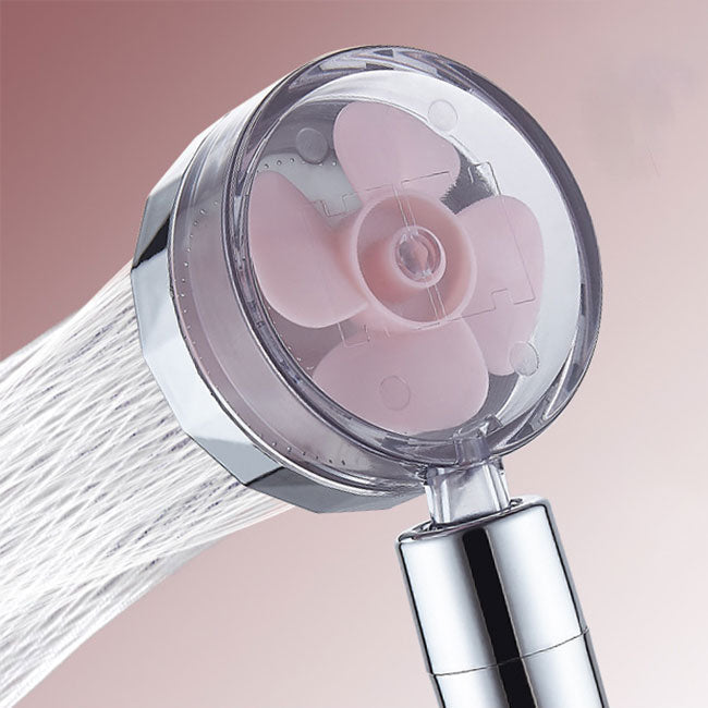 Lisslune | Contemporary Shower Head Combination Hand Shower Plastic Wall Mount Silver Shower Head
