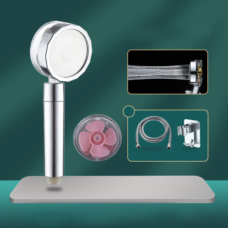 Lisslune | Contemporary Shower Head Combination Hand Shower Plastic Wall Mount Silver Shower Head