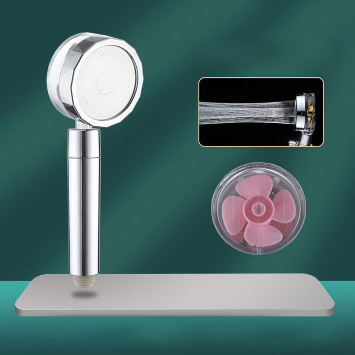 Lisslune | Contemporary Shower Head Combination Hand Shower Plastic Wall Mount Silver Shower Head