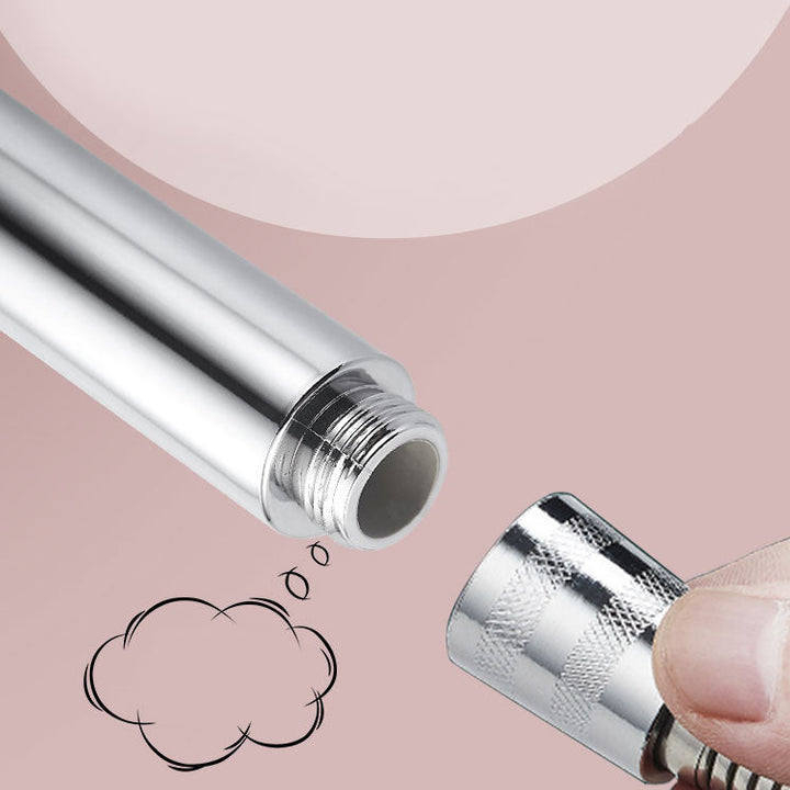 Lisslune | Contemporary Shower Head Combination Handheld Shower Plastic Wall Mounted Silver Shower Head