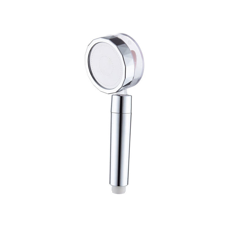 Lisslune | Contemporary Shower Head Combination Handheld Shower Plastic Wall Mounted Silver Shower Head